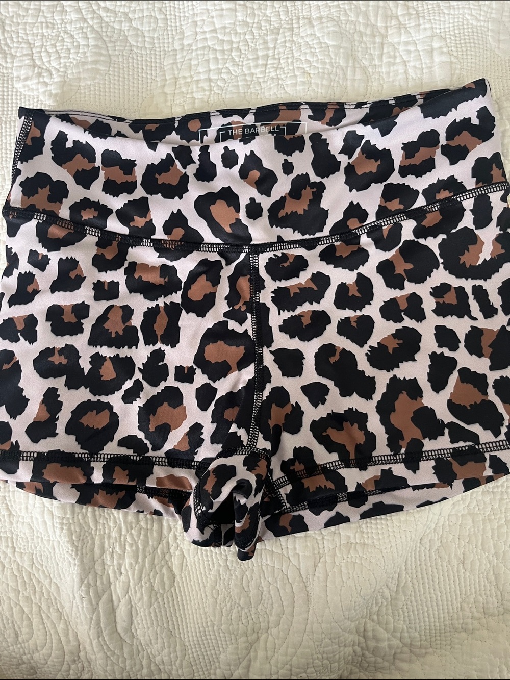 5/$25 Women's Leopard Print Workout Shorts